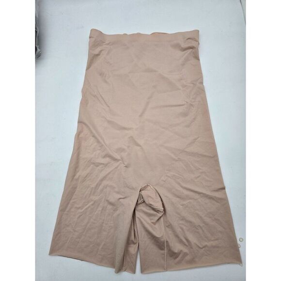 Spanx Womens Ultra High-Waisted Shaping Shorts Nude Large - Picture 1 of 6